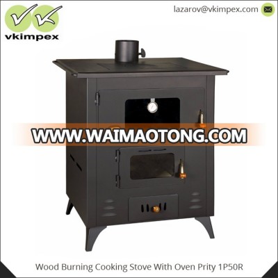 Wood Burning Cooking Stove With Oven Prity 1P50R