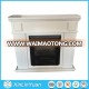 Europen MDF indoor Wood burning Fireplace Mantel with sgs certificate